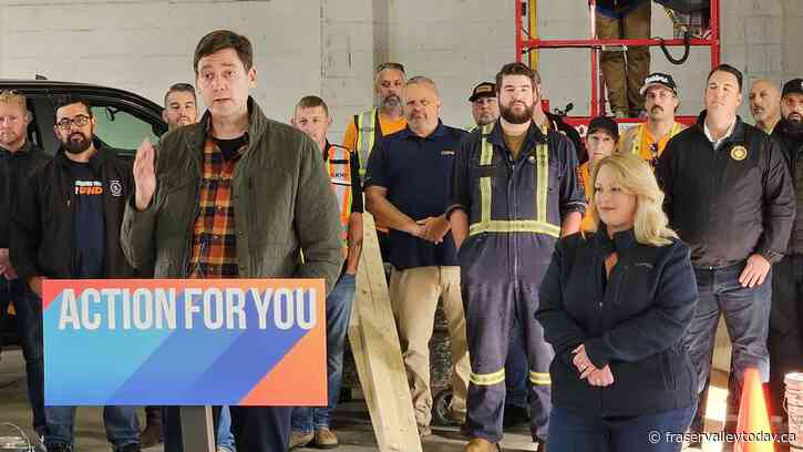 B.C. Premier Eby visits Chilliwack Thursday to pledge additional funding for trade apprentice seats