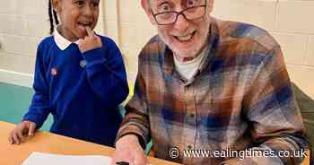 Bear Hunt author Michael Rosen delights Ealing  children