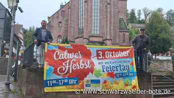 Mit verkaufsoffenen Feiertag: Der Calwer Herbst steht vor der Tür