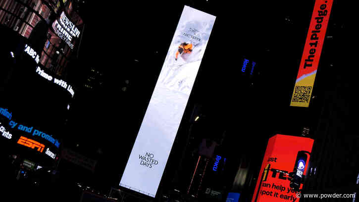 How Canadian Skier Cole Richardson Ended Up on a Times Square Billboard