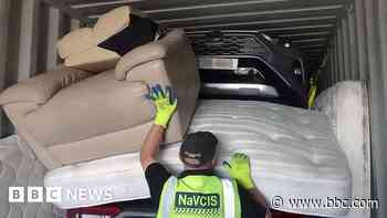 Stolen cars worth £500k found in containers