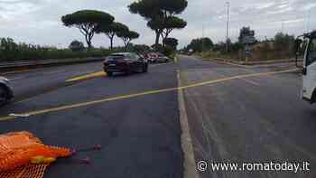 Colombo, aperto il nuovo varco in direzione Roma dopo i lavori sulla pavimentazione