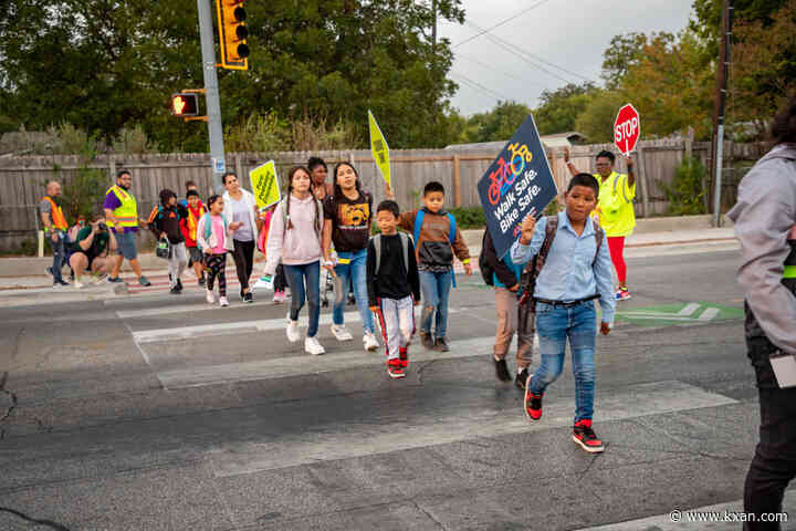 Austin's Safe Routes to School program promotes Walk to School Day