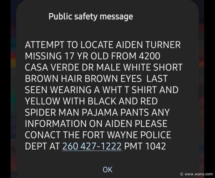 FWPD issue Public Safety Alert for missing 17-year-old