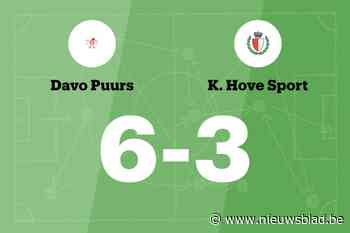 Davo Puurs B buigt achterstand om in zege tegen Hove