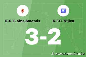 Sint-Amands wint met één goal verschil van Nijlen
