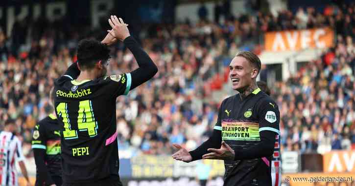 Oppermachtig PSV dendert door in Tilburg: Ricardo Pepi beslist Brabantse derby