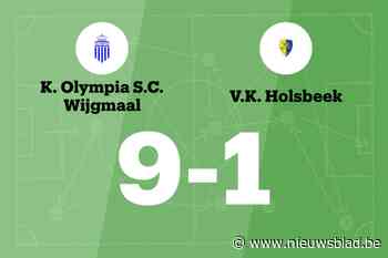 Doelpuntenfestijn bij Olympia Wijgmaal C tegen Holsbeek B