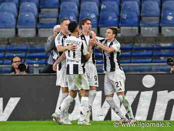 Vlahovic torna al gol e la Juve fa festa: 3-0 al Genoa e primo posto in solitaria