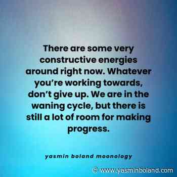 There are some very constructive energies around right now