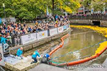 Vijftienduizend badeendjes racen Dijle af voor goede doel
