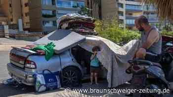 Libanon rechnet mit dramatischer Zahl an Vertriebenen