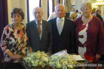 Twee diamanten paren vieren huwelijksjubileum in stadhuis