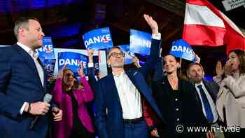 Nationalratswahlen in Österreich: Rechtsextreme FPÖ feiert klaren Sieg