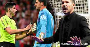 Diego Simeone maant misdragende Atlético-fans tot kalmte in chaotische Madrileense derby, Real geeft zege weg