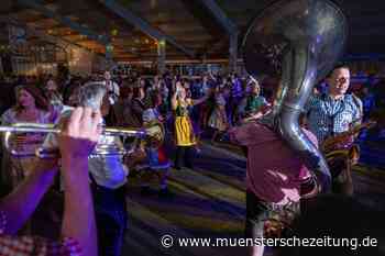 Nach dem Fassanstich geht die Post ab