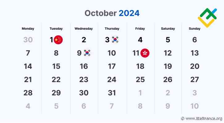 World stock market holidays: October 2024