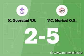 Mortsel OG wint uit van Gooreind, mede dankzij twee treffers Vervloet