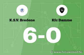 SV Bredene B overklast FC Damme
