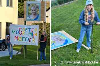 Tienjarige dochter leidt verkiezingscampagne van mama Tamara bij ‘Hove, natuurlijk!’