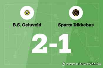 BS Geluveld in tweede helft voorbij Sparta Dikkebus
