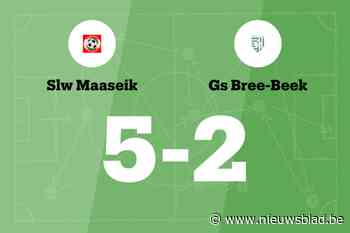 Schoonbroodt scoort twee keer voor SLW Maaseik in wedstrijd tegen Bree-Beek B