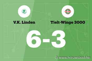 Linden B verslaat Tielt-Winge 3000 na hattrick Stas