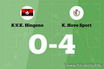 Hove wint ook van Hingene