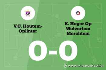 Doelpuntloos gelijkspel tussen Houtem-Oplinter en HO Wolvertem Merchtem B
