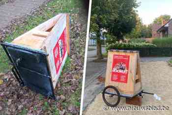 Dieven vernielen reclamekar van Vooruit: “Kostte wel een paar honderd euro”