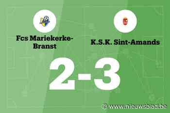 Sint-Amands B wint uit van Mariekerke-Branst B