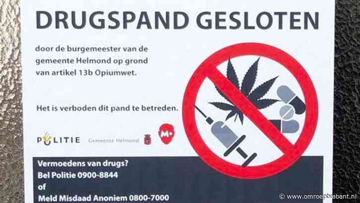 Drugs gevonden en verhandeld in huis, burgemeester sluit woning