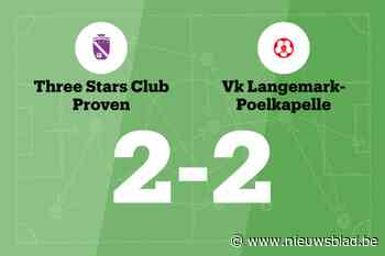 TSC Proven en VK Langemark-Poelkapelle delen de punten