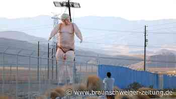 Nackter Donald Trump: Was hinter der gruseligen Figur steckt