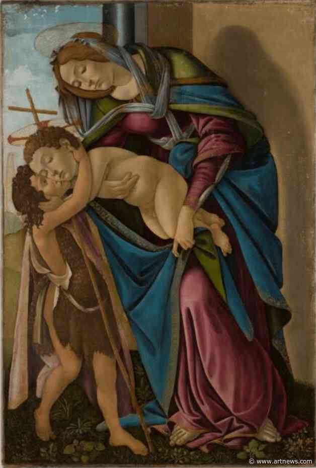 Painting of Virgin Mary in France Attributed to Botticelli by Art Historian