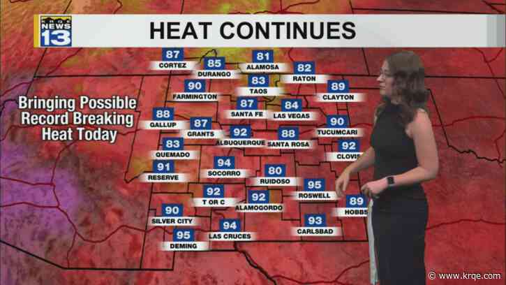 Warm weather continues through the week