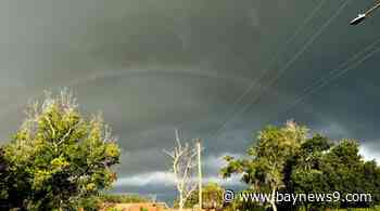 High humidity along with scattered storms Tuesday