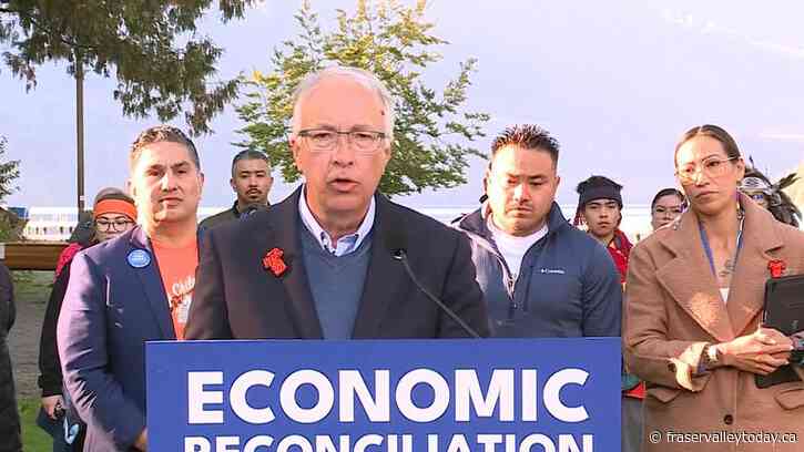 Governments ‘need to be mapping a very different course’ with Indigenous peoples, Rustad says during Chilliwack stop