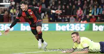 Cherries lead Saints by three before half time