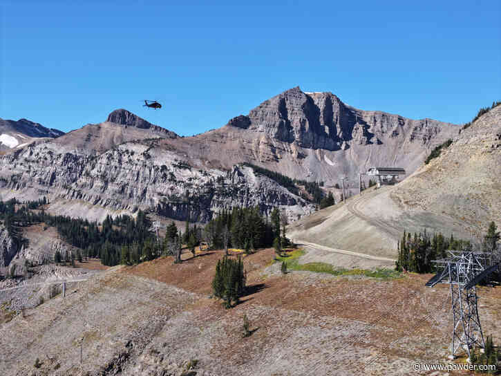 Construction of Jackson Hole's New Lift Is Ahead of Schedule