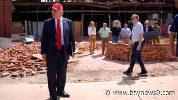 Trump makes false claims during Georgia visit to survey aftermath of Hurricane Helene