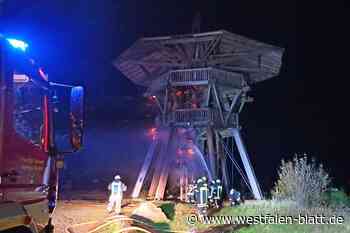 Nach Brandstiftung am Eggeturm: Prozess gegen 30-Jährigen beginnt