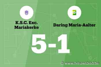 Excelsior Mariakerke wint spektakelwedstrijd van Daring Maria-Aalter