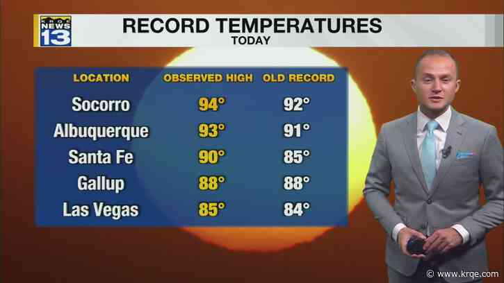 Cooler Tuesday, but heating up again later this week