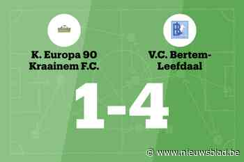 Bertem-Leefdaal B boekt overtuigende zege tegen Kraainem B