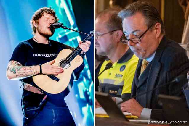 Burgemeester De Wever niet mals voor kritiek van Groen en PVDA op Ed Sheeran-concerten: “Pretbederf tot en met!”
