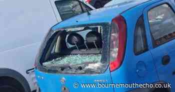 Five cars damaged and smashed at Bournemouth car park