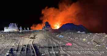 40 firefighters tackle blaze at landfill site