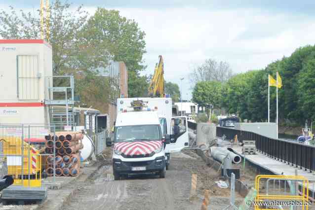 Aannemer raakt gasleiding in Trekweg Linkeroever: campus Atheneum even ontruimd