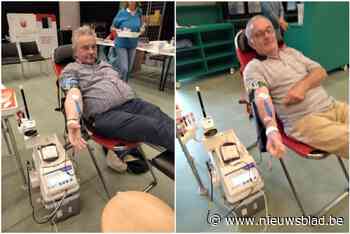 Samen bijna 150 liter: Marnix en Guido schonken elk al 150 keer bloed aan het Rode Kruis